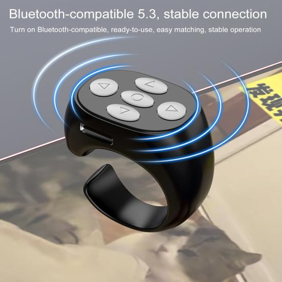 Пульт дистанционного управления с поддержкой Bluetooth, прокручивающее кольцо, приложение для перелистывания страниц, беспроводные телефоны, планшеты