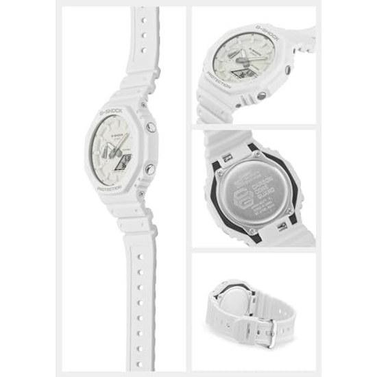 Мужские наручные часы Casio G-Shock серия TONE-ONTONE GA-2100-7A7JF белые