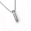 Fashion Titanium Steel Double Snake Pendant Trendy Male Personality Double Snake Wrap Necklace Men