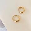 Летние геометрические серьги женские серьги-кольца Niche Design Sense корейская версия простые круглые аксессуары