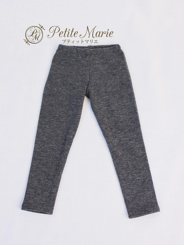 Petite Marie DD Length Dark Fits 60cm BJD Doll Daily Casual Fits DD Petite Marie 1/3 3/4 Leggings, Gray, Dolls, Clothes, Wear, Pants, 1/3 Dolls,