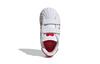 adidas Оригинальные SUPERSTAR Удобные Дышащие Низкие Скейтбордические Кроссовки Белые Красные Для Младенцев и Малышей FZ0644