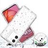 For Motorola Moto G05 4G/E15 4G Case Clear Acrylic TPU Hybrid Phone Cover with Laser-printed Film