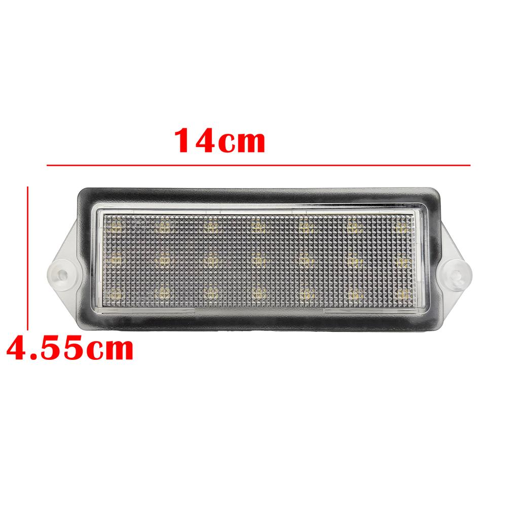 License Plate Lights Assembly For Hummer H2 2003 2004 2005 2006 2007 2008 2009 White Number Plate Lamps