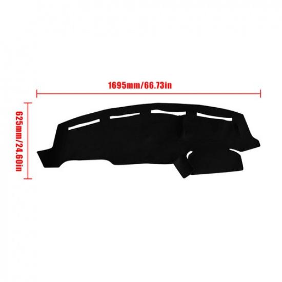 Non-Slip Dashmat Car Dashboard Cover Dash Mat For Ford F250 F350 F450 1999-2004