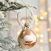 1Pce Antlers Ball Christmas Ball Christmas Tree Hanging Deer Christmas Ball Deer Pendant