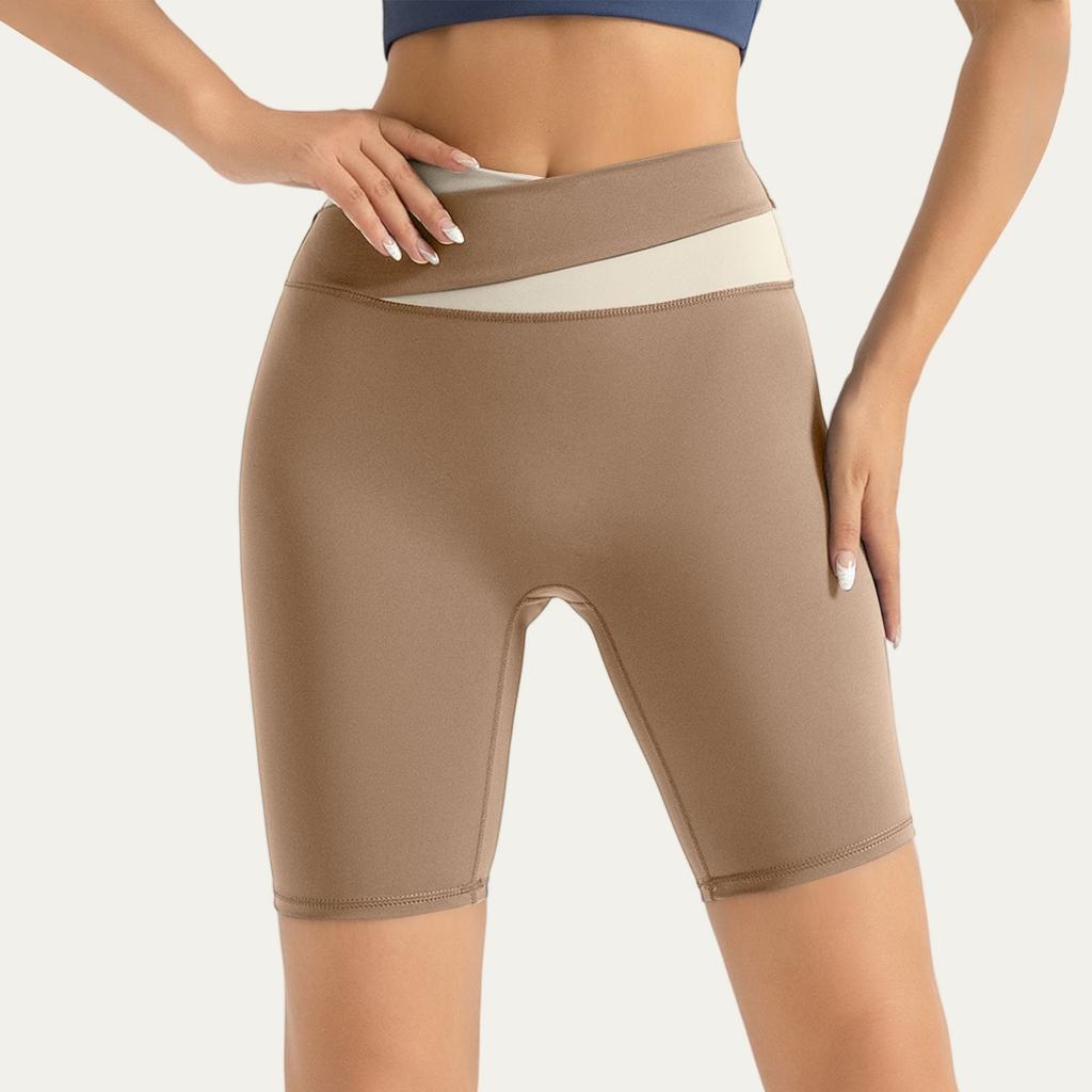 Женские супермягкие леггинсы с высокой талией, шорты для велоспорта и йоги