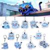 4Pcs/Set  Anime Movie Kpop Demon Hunters Tiger Acrylic Pendant Keyring Jewelry Backpack Decorations Halloween Props Gift