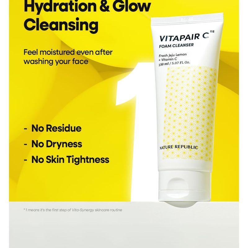 Nature Republic Очищающая пенка Vitapair C