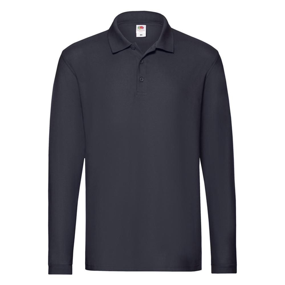 Fruit of the Loom Mens Premium Long-Sleeved Polo Shirt