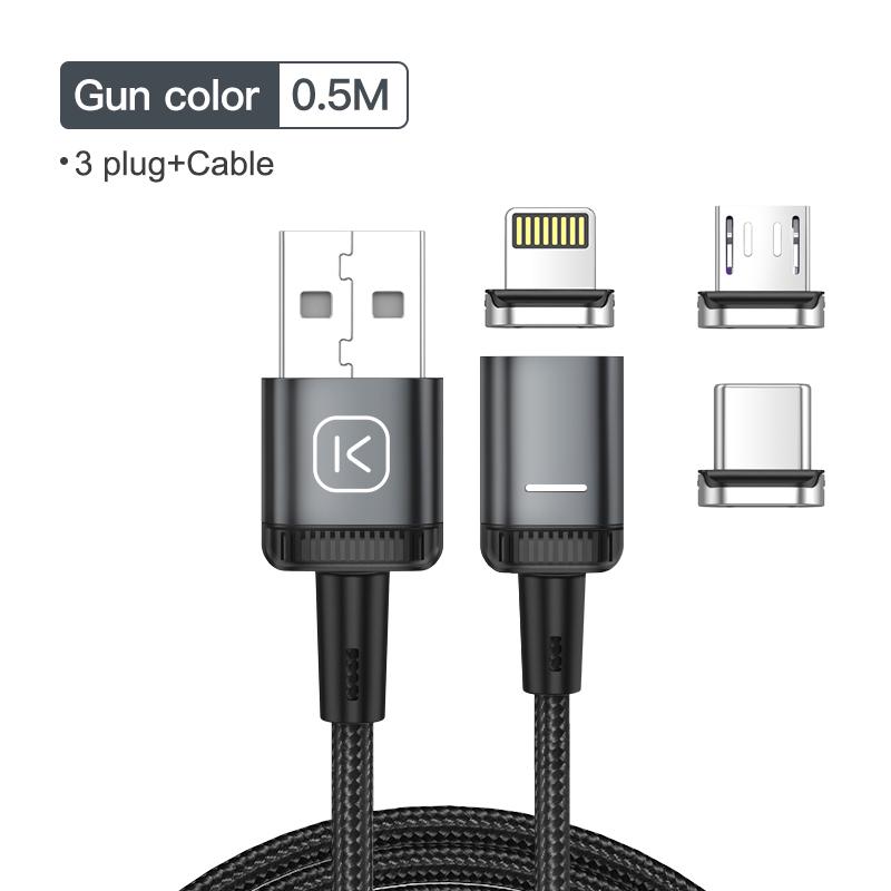 Зарядный кабель Kuulaa с магнитной головкой на выбор