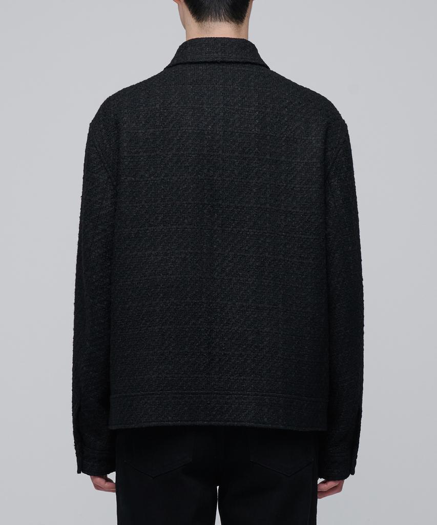 Musinsa Standard Tweed Minimal Jacket [Black]