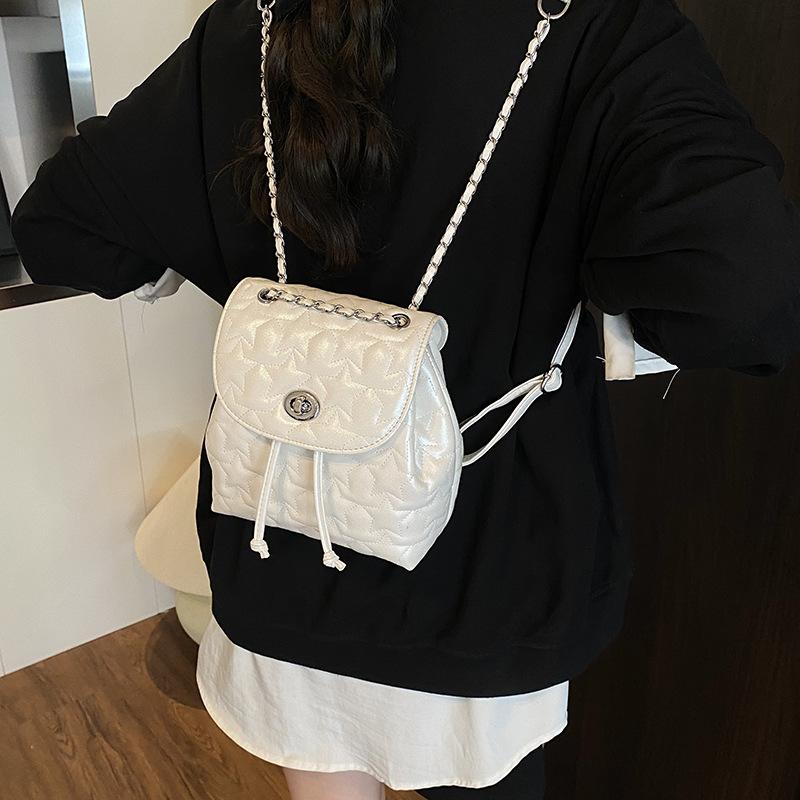 Модный маленький рюкзак женский Новый рюкзак-цепочка женский