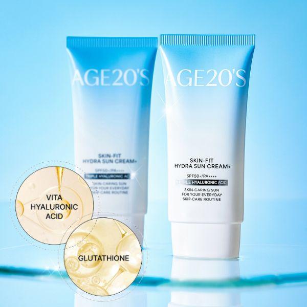 AGE 20'S Skin-Fit Hydra Sun Cream Plus SPF50+ PA++++ 50 мл