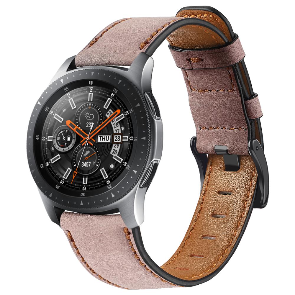 Ремешок из натуральной кожи для часов Samsung Galaxy Watch 3 45 мм/46 мм/Gear S3 Frontier 22 мм, ремешок для часов, браслет для часов Huawei gt-2-2e-pro, ремешок 46 мм