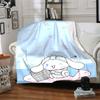 1 шт. Плед CINNAMOROLL Легкий фланелевый плед для дивана, кровати, путешествий, кемпинга, гостиной, офиса, дивана, кресла