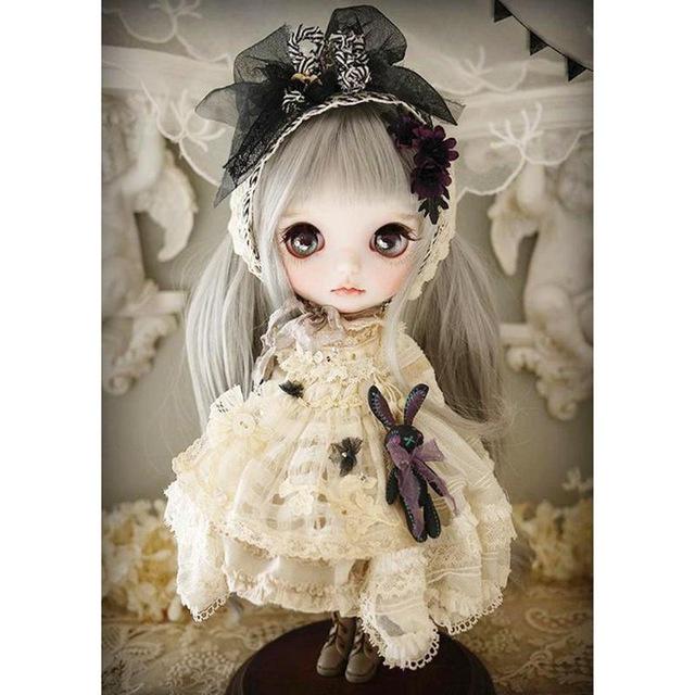 5D DIY Полный дрель Алмазная картина "Мультяшная кукла" Вышивка Картина Мозаика Ремесло