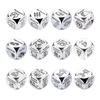 Date Idea Decider Dice Portable Stainless Steel Adults Couple Decision Dice 6 Sides Food Takeaway Decision Dice Girlfriend Boyfriend Gift