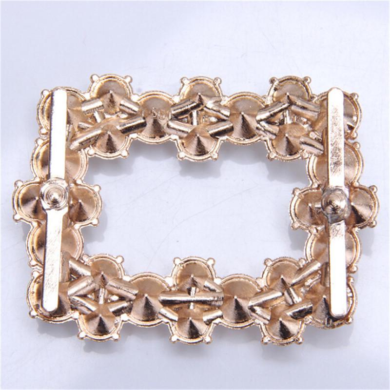 1Pc Shoe Clips Metal Faux Pearl Bridal Prom Shoes Buckle Decor