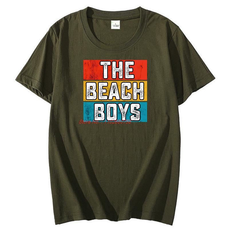The Beach Boys Graphic T Shirts Birthday Gift Vintage Cotton Short Sleeve Tshirts Unisex New Shirts And Tshirts Print T Shirt