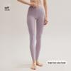 Женские эластичные хлопковые тонкие теплые леггинсы со средней посадкой для весны и осени