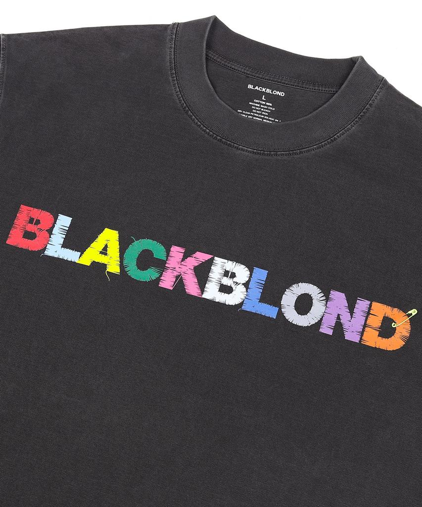 BLACKBLOND Vividi Uncover Colors Логотип Пигмент Футболка с коротким рукавом (Винтаж Черный)