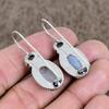 Moonstone Gemstone Handmade 925 Sterling Silver Jewelry Earring 1.58" KKG-939