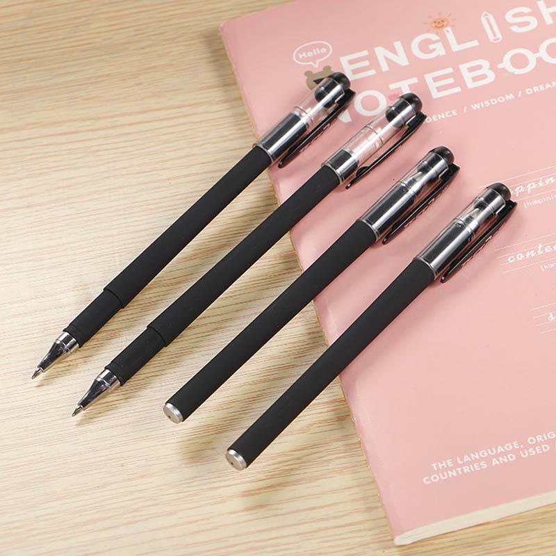 10pcs Gel Pen Set: Perfect For Students Exams Office Supplies Writing Gel Pens BLACK