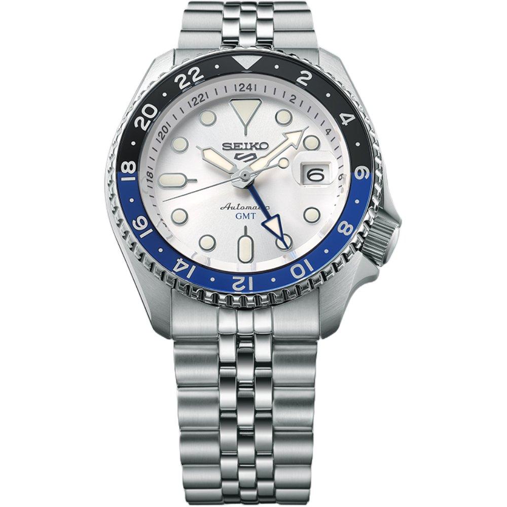 Seiko 5 Sports SSK033K1 SKX GMT Белый циферблат Автоматические мужские часы