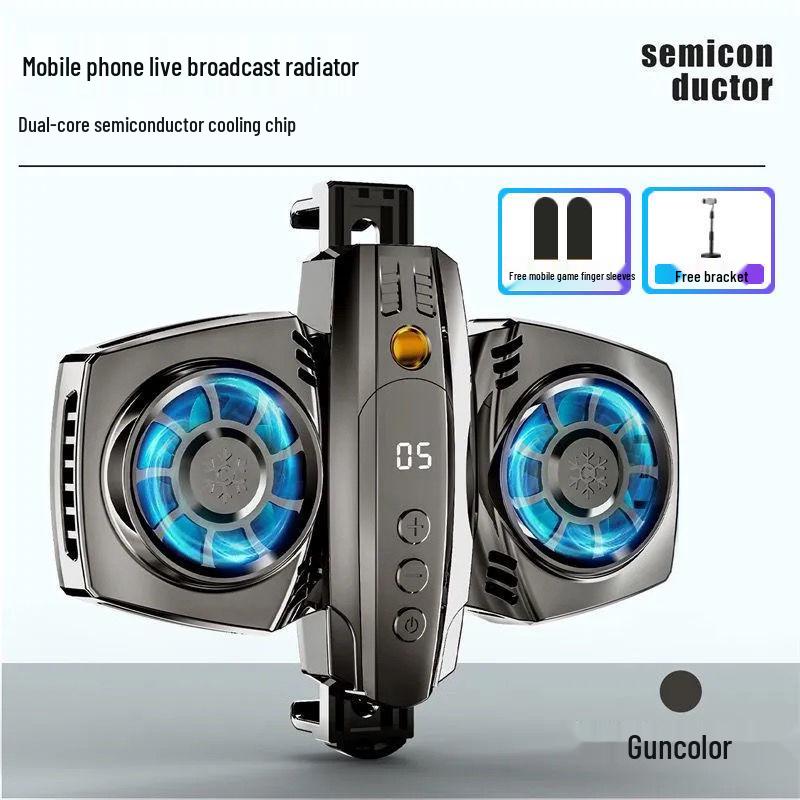 Semiconductor Cooling Back Clip for Mobile Phones - Keeps Your Device Cool During Streaming and Gaming