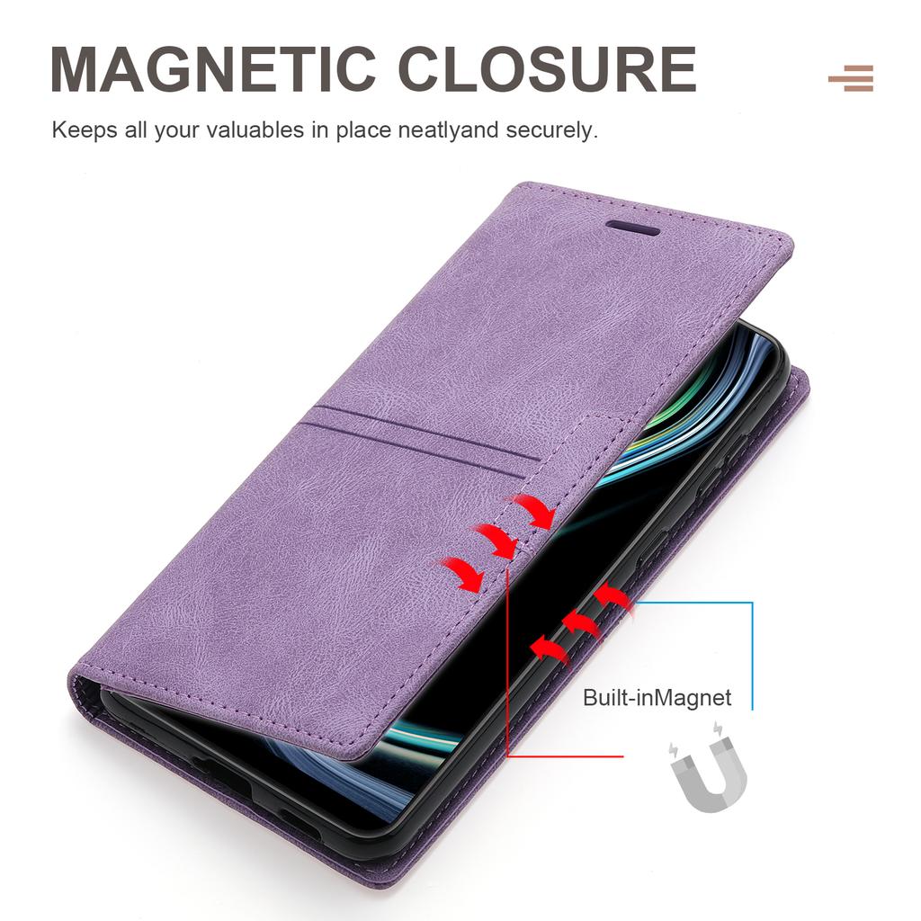 For Samsung Galaxy A35 5G Cell Phone Case Magnetic Auto Closing Flip Stand Wallet Leather Cover