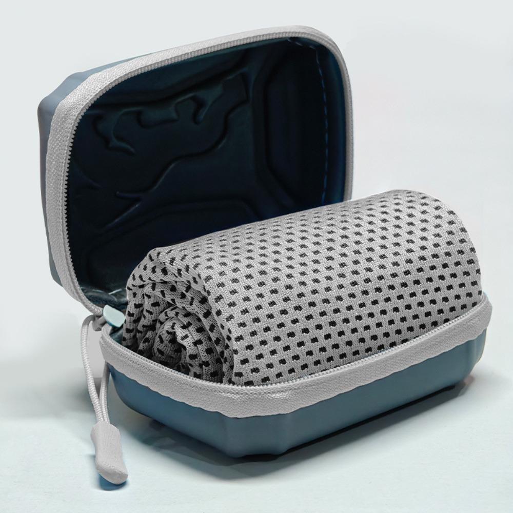 Portable Polyester Cooling Towel EVA Case Absorbent Quick Dry Towel Microfiber Ice Towel Outdoor
