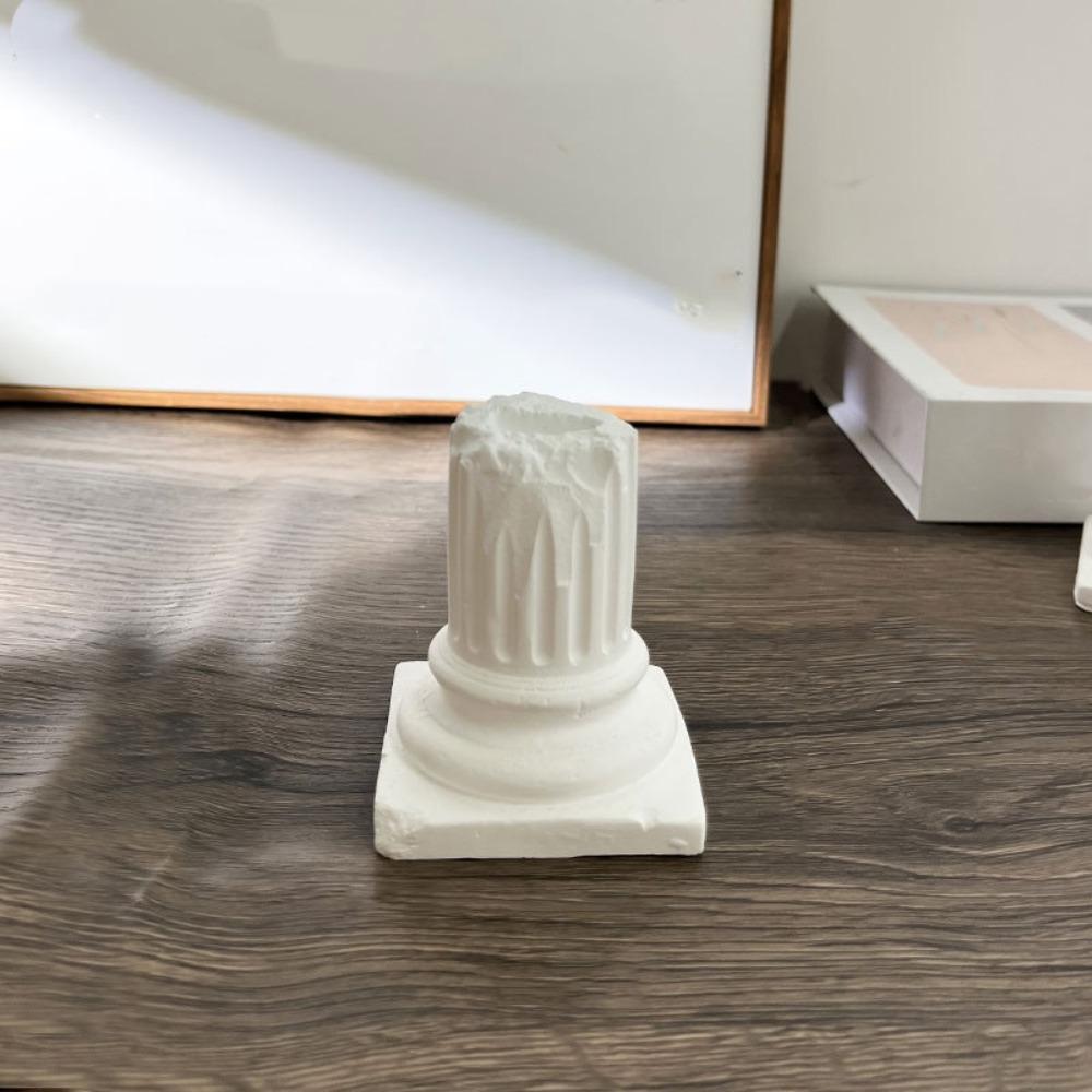 Exquisite Vintage Plaster Ring Holder White Gypsum Ring Display Rack  Photo Props