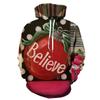 Рождественская одежда 2023, популярная толстовка с 3D-принтом для мужчин и женщин