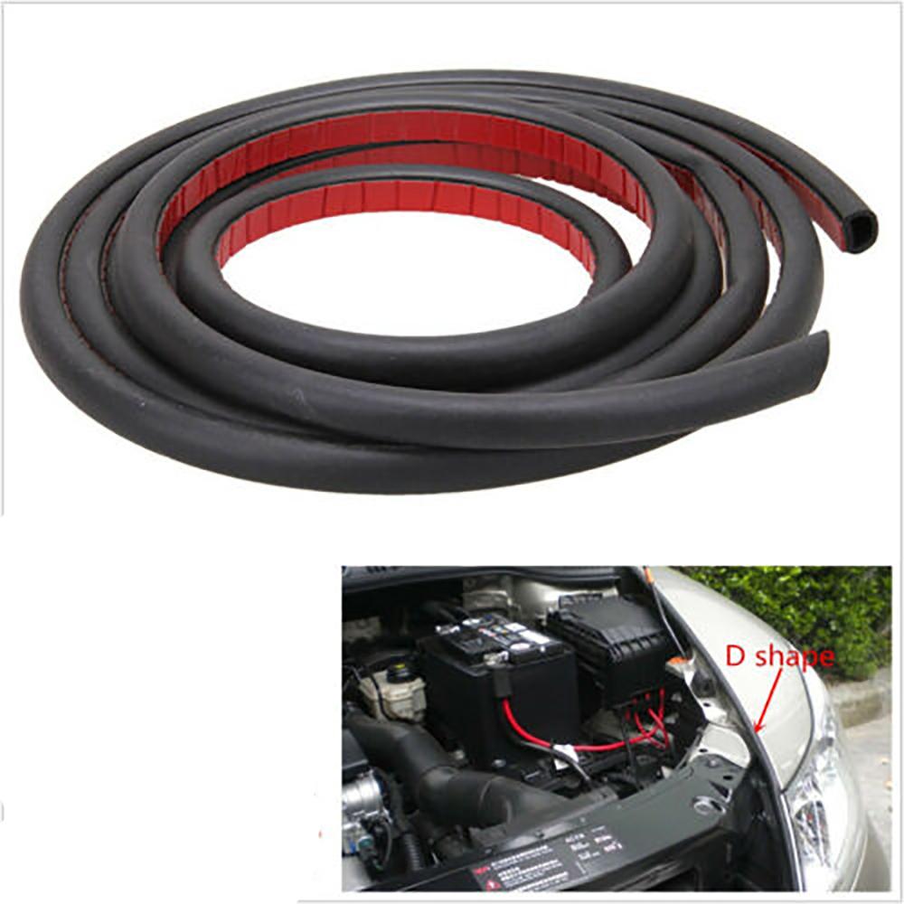 Новый 8M Маленький D-образный уплотнитель Резиновый уплотнитель автомобильной двери окна Лента EPDM Кромка