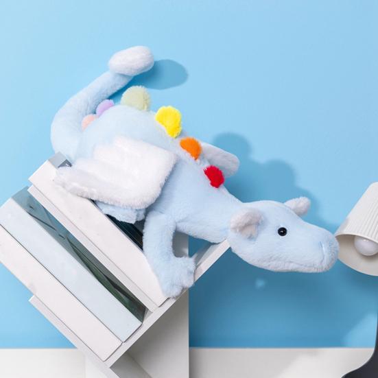 Плюшевая кукла Дракон Реалистичная мягкая игрушка 50 см Милая подушка в виде летающего дракона Мягкий подарок для обнимания