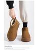 Women's Winter Warm Cotton Platform Snow Boots, Plus Velvet Ankle Boots, Non-Slip Versatile Style