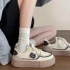 Comfortable Thick-soled Agander Training Shoes Versatile for Women Retro and Niche White Sneakers Casual Sneakers