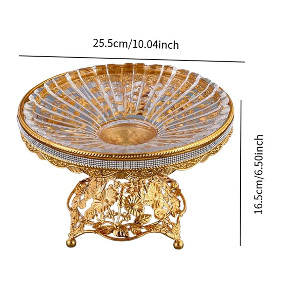 Фруктовая тарелка с ножками, блюдо для хранения продуктов, многоцелевая десертная металлическая демонстрационная тарелка, подставка, миска, поднос для змеи для домашней кухни