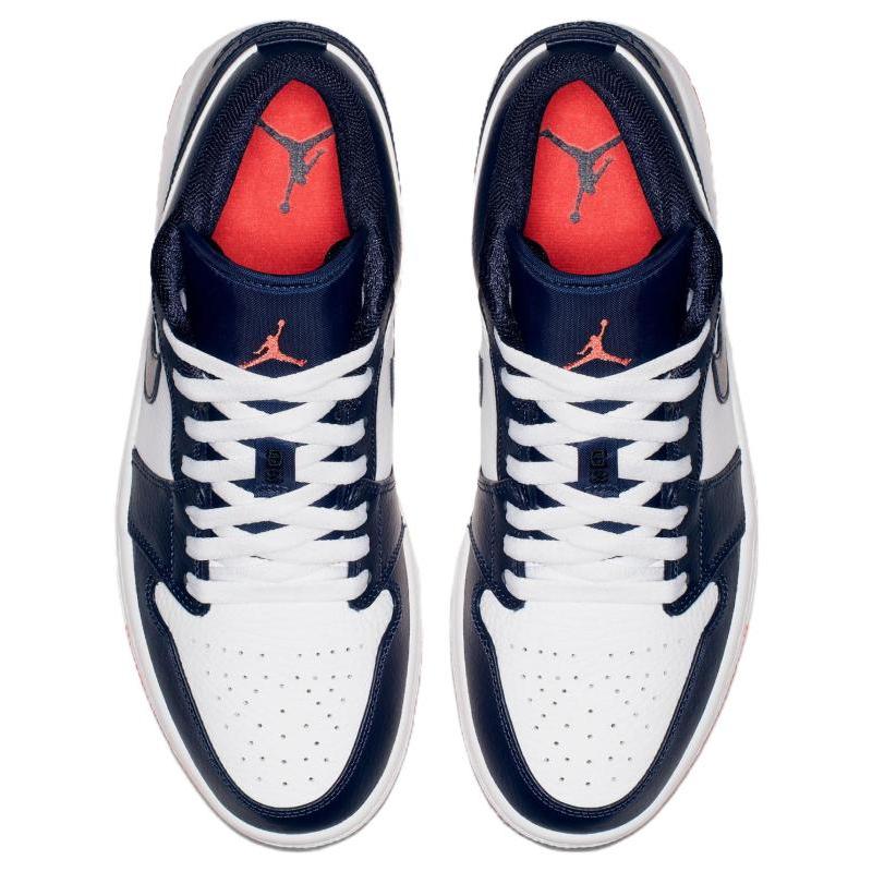 JORDAN 1 Low Obsidian Ember Glow Jordan 553558-481