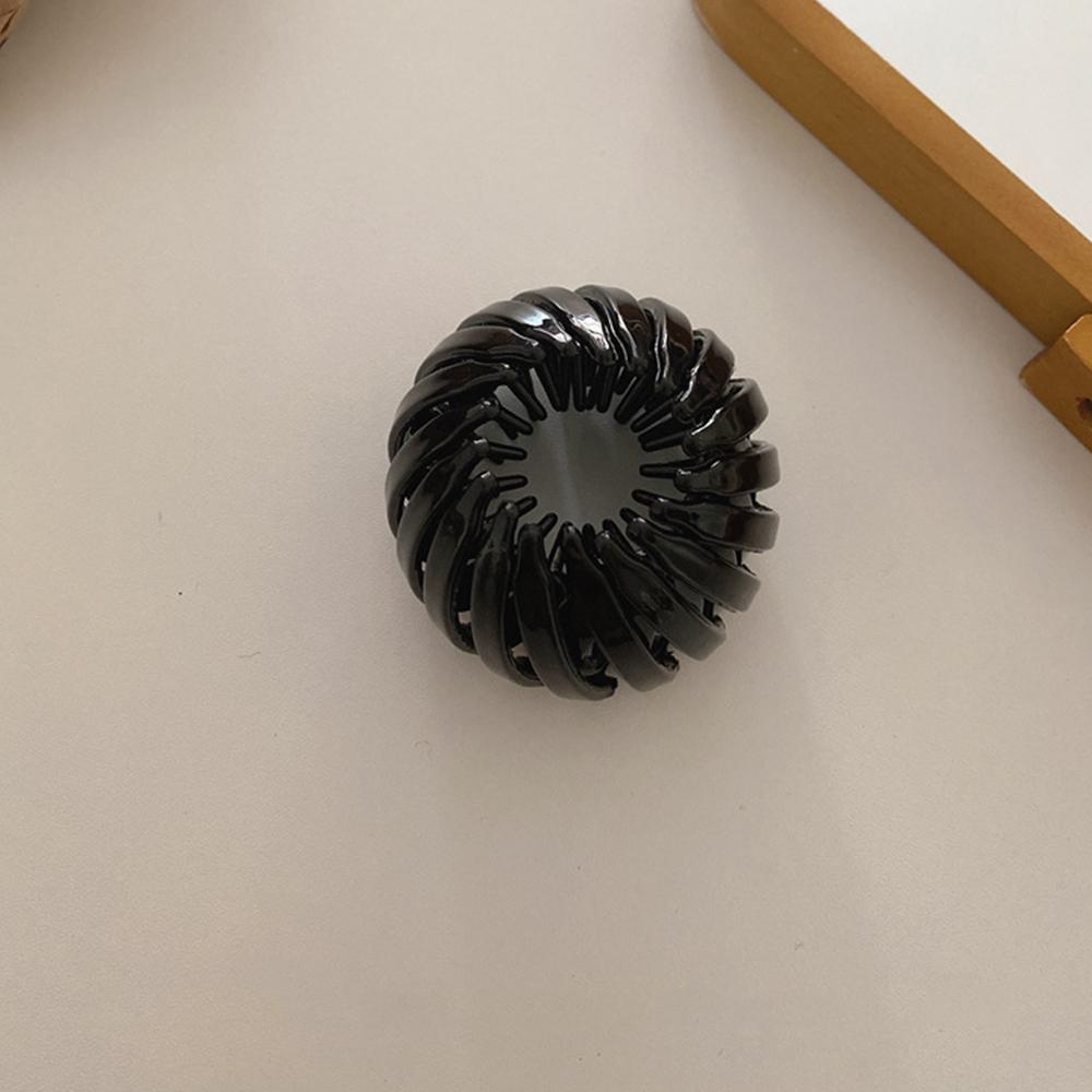 Temperament Stretch Meatball Head Vintage Bird's Nest Bun Maker Hair Ring Ponytail Buckle Hair Claw