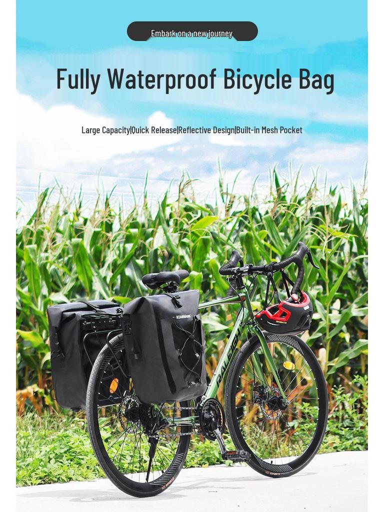 Задний багажник для горного велосипеда и сумка на седло - Велосипедный рюкзак и аксессуары из ТПУ