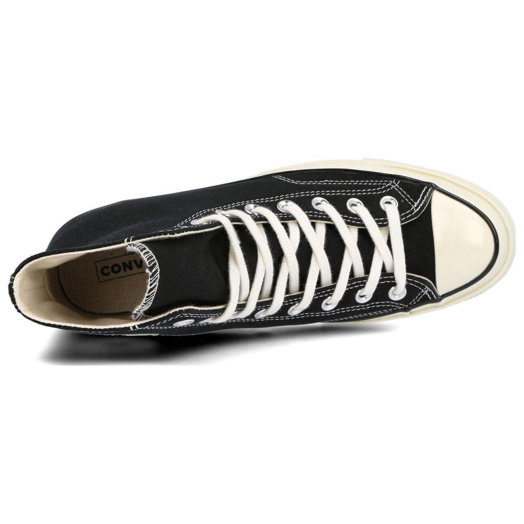Converse Chuck 70 Vintage Canvas High Black Unisex Sneakers 162050C