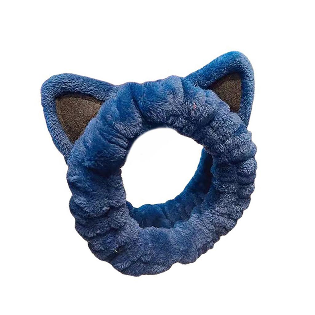 Lovely Cat Ears Hair Band Soft Elastic Headbands Women Soft Cosmetic Headbands Suitable for Ladies and Girls