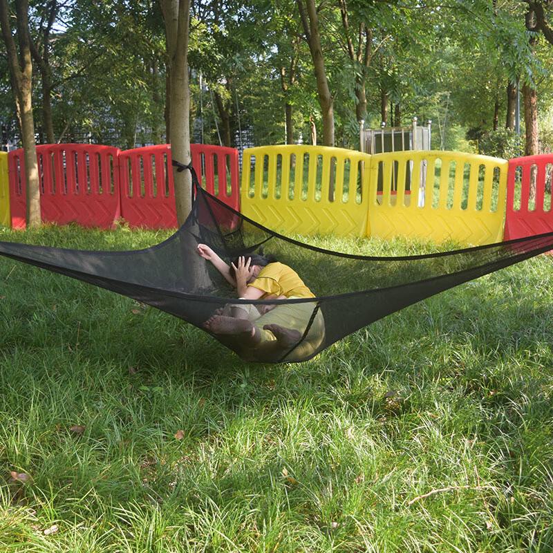 Outdoor Triangular Aerial Camping Hammock