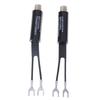 2Pcs Uhf/Vhf/Fm/Tv F Cable 75-300 Ohm Balun Antenna Matching Transformer Adapter
