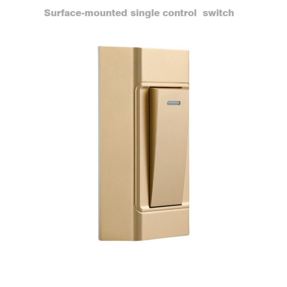 New 1 Gang 1 Way Surface-mounted Control Switch 110~250V Hand-pinched Mini Switch 2 Gang 2 Way Small Switch Bedside