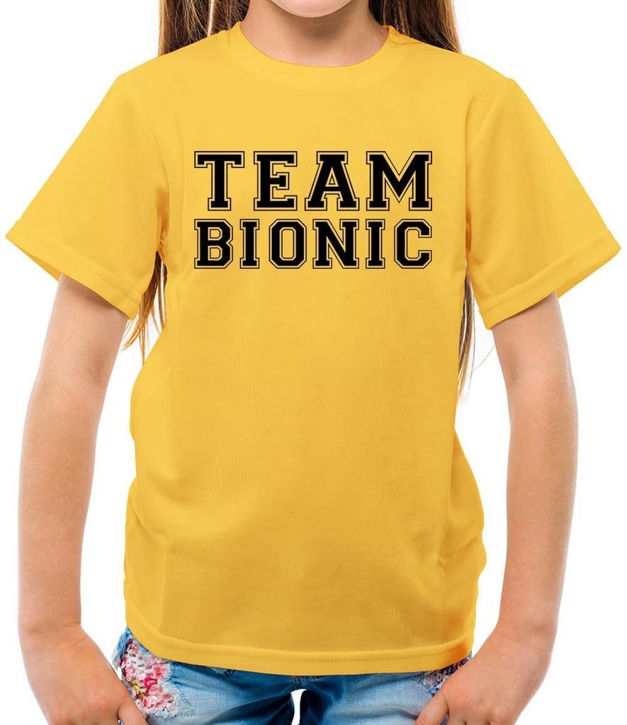 Team Bionic - Kids T-Shirt - Gladiator TV Game Show Name Contender