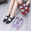 Mesh Shoes Women's 2024 Summer New Women's Casual Single Shoes Soft-soled Breathable Fly-woven Shoes Middle-aged and Elderly Mother Shoes
