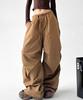 Vintage Baggy Cargo Pants Y2k 2000s Woman Oversized Harajuku Streetwear Korean Fashion Hip Hop Pleated Trousers Autumn